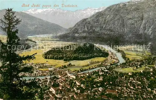 AK / Ansichtskarte  Bad_Ischl_Salzkammergut_AT Panorama Blick gegen den Dachstein Photochromiekarte 