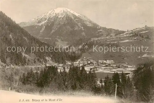 AK / Ansichtskarte Le_Sepey Panorama et Mont d Or Le_Sepey