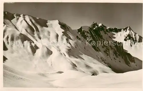 AK / Ansichtskarte  Riezlern_Kleinwalsertal_Vorarlberg Hochalppass Bergwelt Winterpanorama Riezlern_Kleinwalsertal