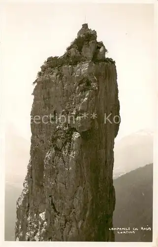 AK / Ansichtskarte  Cortina_d_Ampezzo_IT Campanile Col Rosa Felsen 