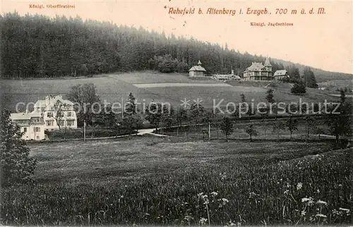 AK / Ansichtskarte 73807923 Rehefeld-Zaunhaus Koenigl Jagdschloss Rehefeld-Zaunhaus