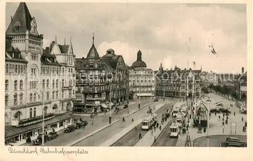 AK / Ansichtskarte 73807935 Duesseldorf Bahnhofsvorplatz Duesseldorf