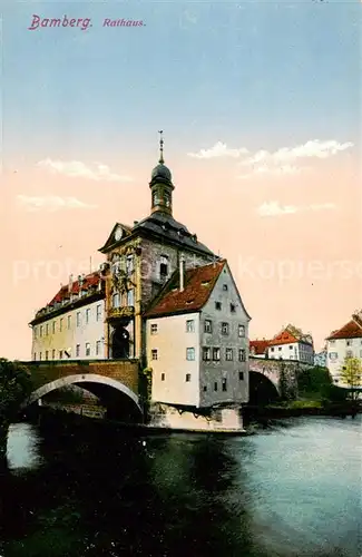 AK / Ansichtskarte 73807943 Bamberg Rathaus Feldpost Bamberg