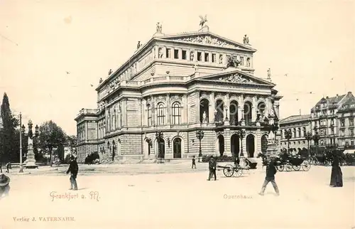 AK / Ansichtskarte  Frankfurt_Main Opernhaus Frankfurt Main