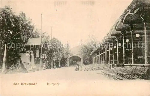 AK / Ansichtskarte  Bad_Kreuznach Kurpark Bad_Kreuznach