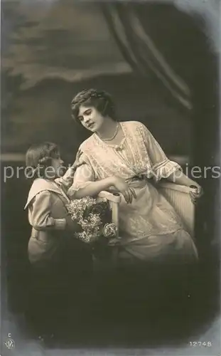 AK / Ansichtskarte  Verlag_NPG_Nr. Nr.12748 Frau mit kind 