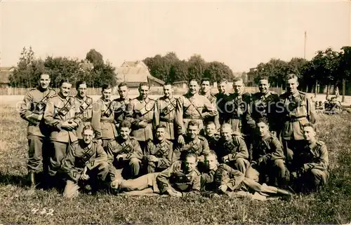 AK / Ansichtskarte  Militaria_Schweiz Gruppen Foto Militaria Schweiz