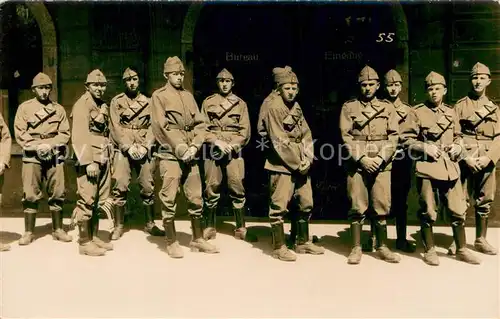 AK / Ansichtskarte  Militaria_Schweiz Soldaten foto Militaria Schweiz