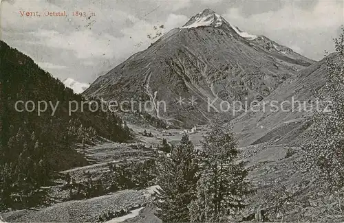 AK / Ansichtskarte  Vent__oetztal_Tirol_AT Panorama 