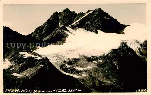 AK / Ansichtskarte  Ramolhaus_3802m_Tirol_AT mit Kogel 