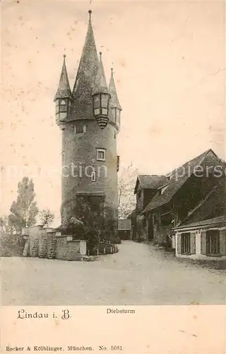 AK / Ansichtskarte  Lindau_Bodensee Diebsturm Lindau Bodensee