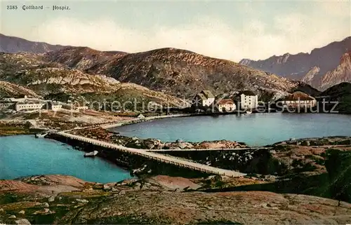 AK / Ansichtskarte Gotthard_Hospiz Panorama 