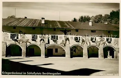 AK / Ansichtskarte 73808052 Berchtesgaden Kriegerdenkmal im Schlossplatz Berchtesgaden