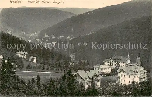 AK / Ansichtskarte  Kipsdorf_Altenberg Baerenfels Panorama 