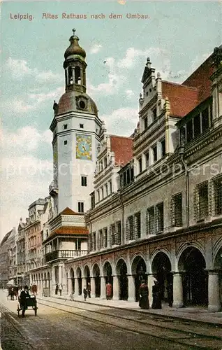 AK / Ansichtskarte  Leipzig Altes Rathaus nach dem Umbau Leipzig