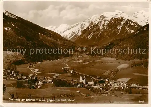 AK / Ansichtskarte  Steinach_Brenner_Tirol gegen das Gschnitztal Steinach_Brenner_Tirol