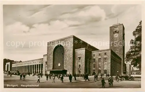 AK / Ansichtskarte  Stuttgart Hauptbahnhof Stuttgart