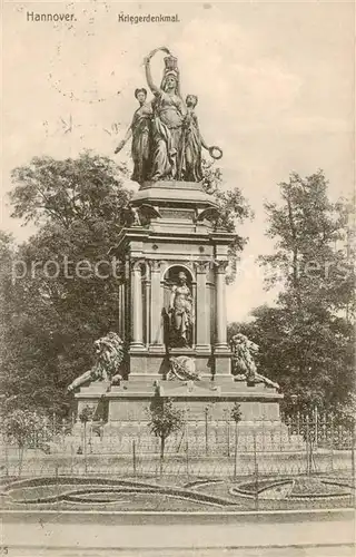 AK / Ansichtskarte  Hannover Kriegerdenkmal Hannover