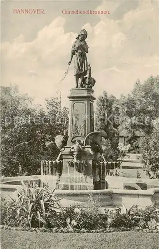 AK / Ansichtskarte  Hannover Gaenselieselbrunnen Feldpost Hannover