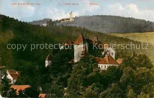 AK / Ansichtskarte  Bad_Elgersburg Hohe Warte Schloss Bad_Elgersburg