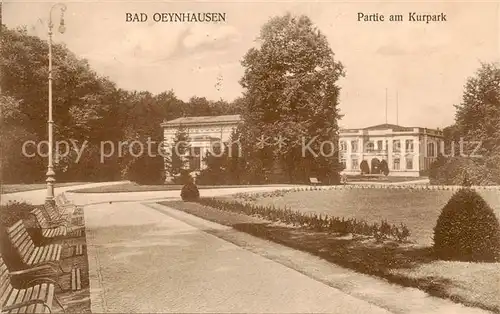 AK / Ansichtskarte 73808194 Bad_Oeynhausen Partie am Kurpark Bad_Oeynhausen