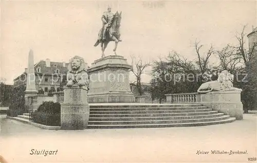 AK / Ansichtskarte  Stuttgart Kaiser Wilhelm Denkmal Stuttgart