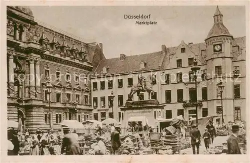 AK / Ansichtskarte  Duesseldorf Marktplatz Duesseldorf