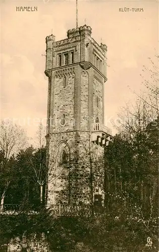 AK / Ansichtskarte  Hameln_Weser Kluet Turm Hameln Weser