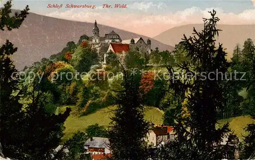 AK / Ansichtskarte 73808257 Schwarzburg_Thueringer_Wald Schloss Schwarzburg Schwarzburg_Thueringer
