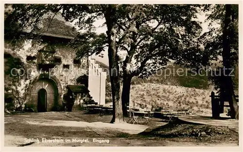 AK / Ansichtskarte  Idar-Oberstein_Jdar-Oberstein Schloss Eberstein im Murgtal Eingang 