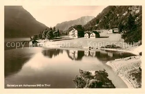 AK / Ansichtskarte 73808265 Gaisalpe_Achensee_Tirol_AT Panorama 