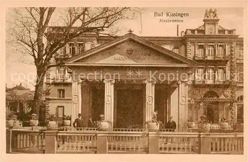 AK / Ansichtskarte  Bad_Kissingen Maxbrunnen Bad_Kissingen