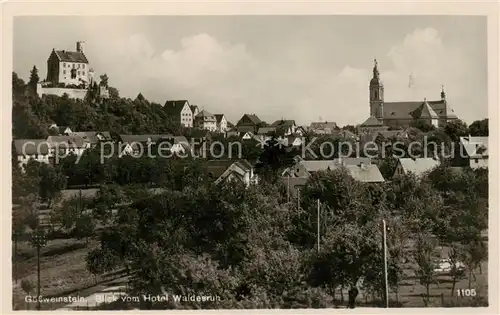 AK / Ansichtskarte  Goessweinstein Blick vom Hotel Waldesruh Goessweinstein