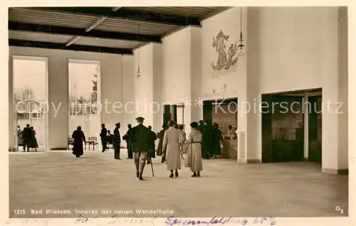 AK / Ansichtskarte  Bad_Wiessee_Tegernsee Inneres der neuen Wandelhalle Bad_Wiessee_Tegernsee