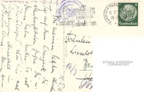 AK / Ansichtskarte  Kreuzeck_Garmisch-Partenkirchen Kreuzeckhaus Alpenspitze Hoelentalspitzen Zugspitze 