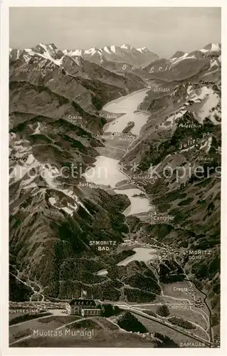 AK / Ansichtskarte Muottas_Muragl_Muottas_Murail_2453m_GR Panorama 
