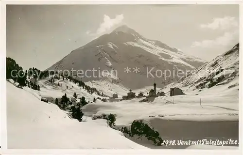 AK / Ansichtskarte 73808309 Vent__oetztal_Tirol_AT mit Taleitspitze 