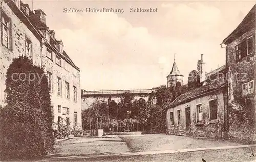 AK / Ansichtskarte  Hohenlimburg Schlosshof Hohenlimburg