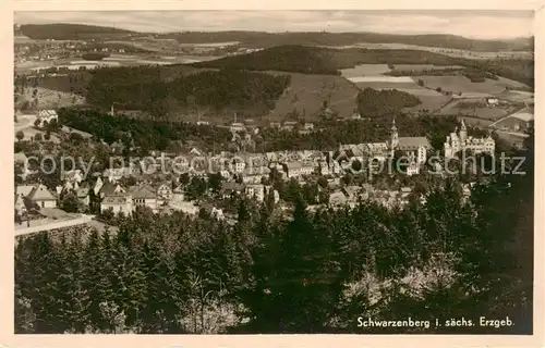 AK / Ansichtskarte 73808334 Schwarzenberg__Erzgebirge Panorama 
