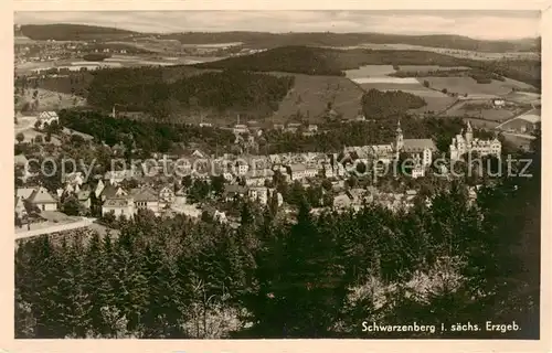 AK / Ansichtskarte  Schwarzenberg__Erzgebirge Panorama 