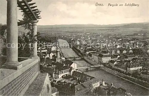 AK / Ansichtskarte  Graz__Steiermark_AT Pergola am Schlossberg 