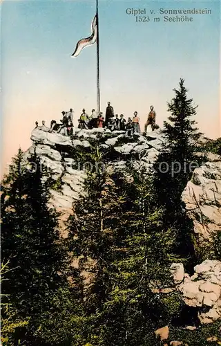 AK / Ansichtskarte  Sonnwendstein_1523m_AT Gipfelblick 