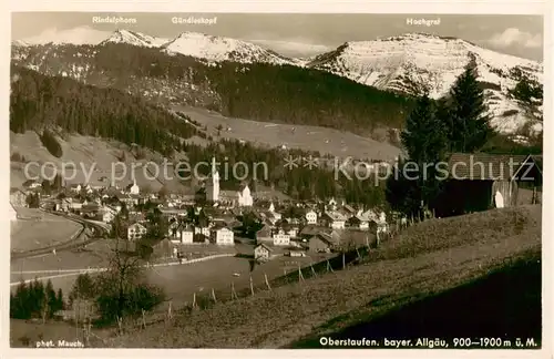 AK / Ansichtskarte  Oberstaufen Panorama Oberstaufen