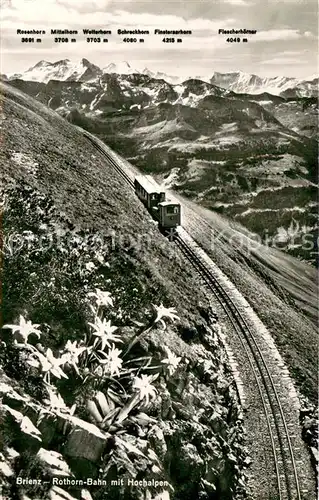 AK / Ansichtskarte  Zahnradbahn Brienz Rothorn  