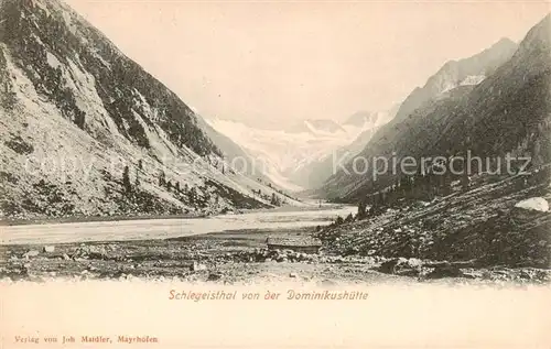 AK / Ansichtskarte 73808420 Schlegeisthal_Schlegeistal_Zillertal_Tirol_AT Panorama von der Dominiskushuette 