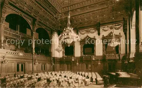 AK / Ansichtskarte  Hamburg Rathaus Buergerschaftssaal Hamburg