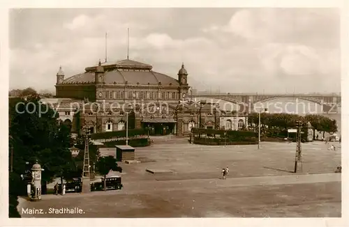 AK / Ansichtskarte  Mainz__Rhein Stadthalle Feldpost 