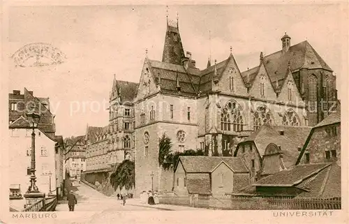 AK / Ansichtskarte  Marburg_Lahn Universitaet Marburg_Lahn