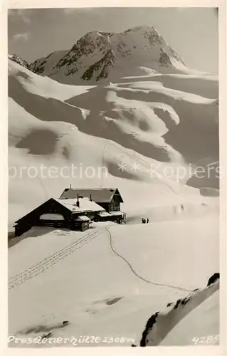 AK / Ansichtskarte  Dresdnerhuette_2308m_Stubaital_Tirol_AT Winterpanorama 