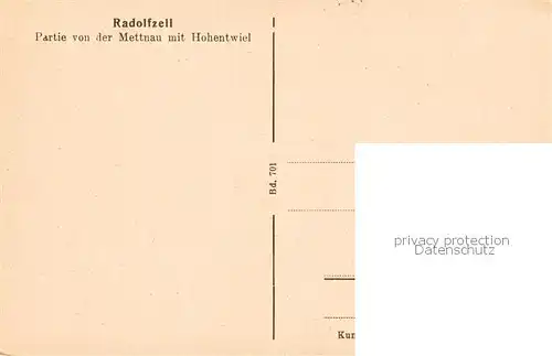 AK / Ansichtskarte 73808473 Radolfzell_Bodensee Partie von der Mettnau mit Hohentwiel Radolfzell Bodensee